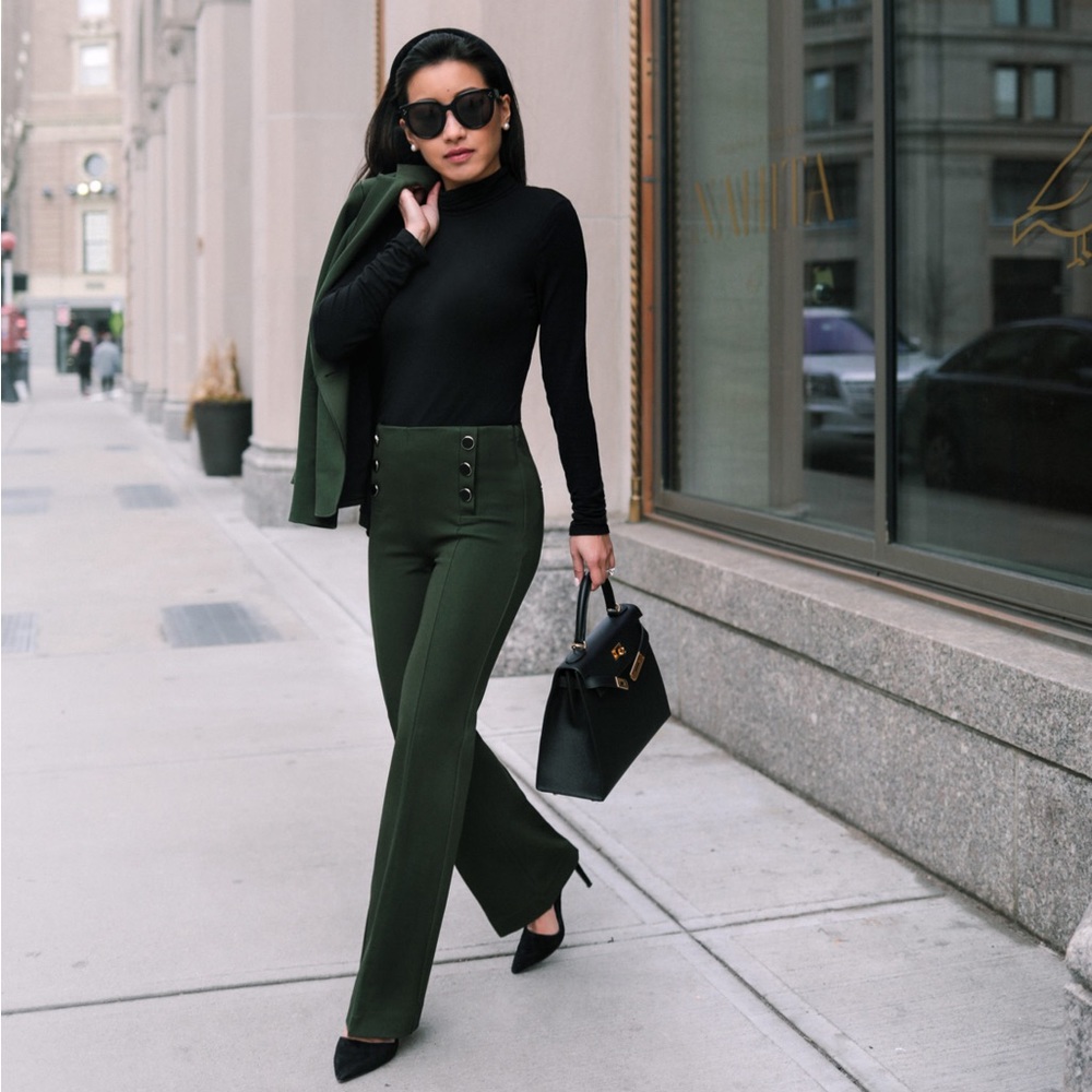 Ann Taylor Sailor Flare Trouser Pants